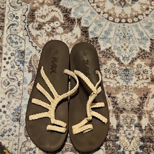 H&M Cream Braided Women's Sandals